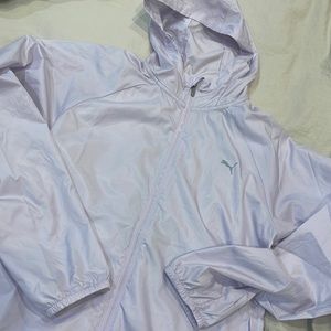 PUMA Featherlight light purple wind breaker- S